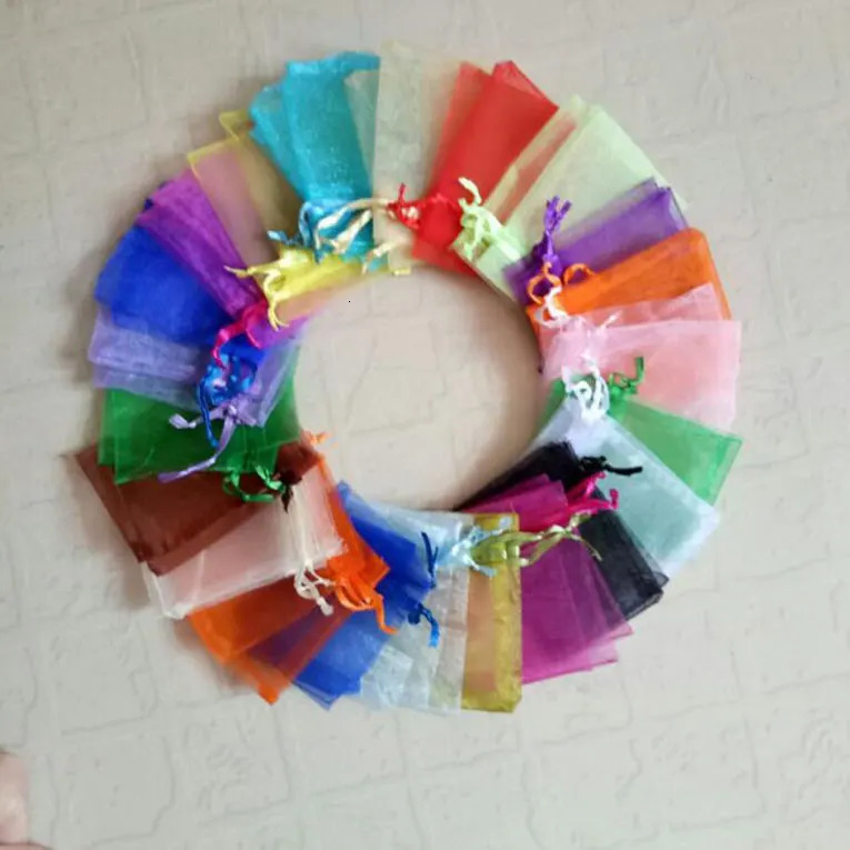 200pcs/10x15 11x16 13x18 15x20cm black organic drawstring bag jewelry gift packaging bag suitable for weddings/birthdays/Christmas 241206