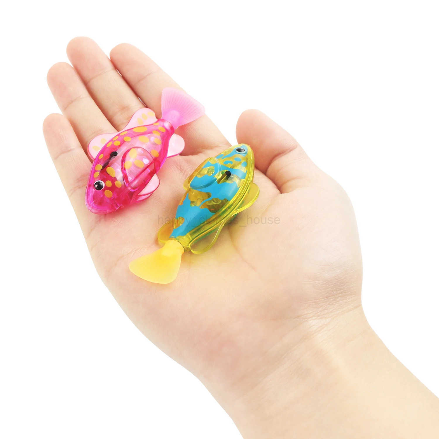 Simulated electronic fish induction water toy clownfish bathing pool with lighting sle random (range of about 30-50 minutes)XJ241207