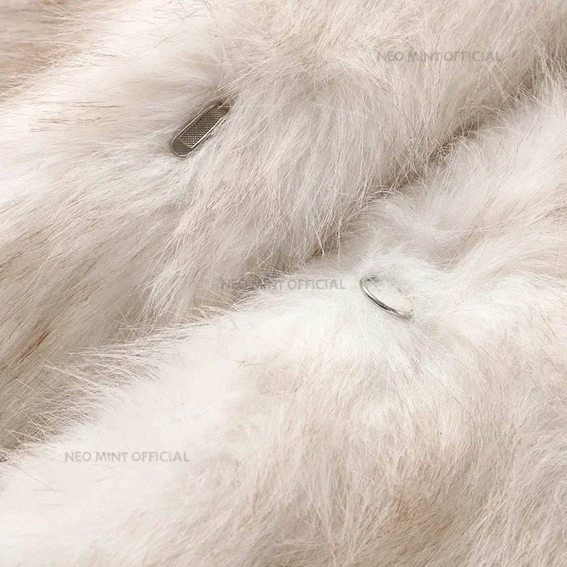 Neo Mint Retro Long Faux Fur Coat Womens Winter Warm Fluffy Fur Jacket Womens Street Fur Coat 241202