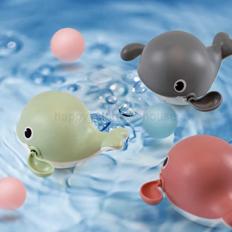 Baby Bath Toys Kids Swimming Clockwork Dolls Play Water Fun Bathing Cute Funny Children Bathroom Shower Bathtub Animals ToyXJ241207
