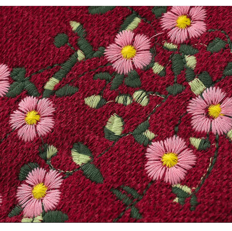 Womens Clothes Long Sleeve Winter Outerwear Middle Aged XL6XL Oversized Cardigan Sweater Women Floral Print Top 241203