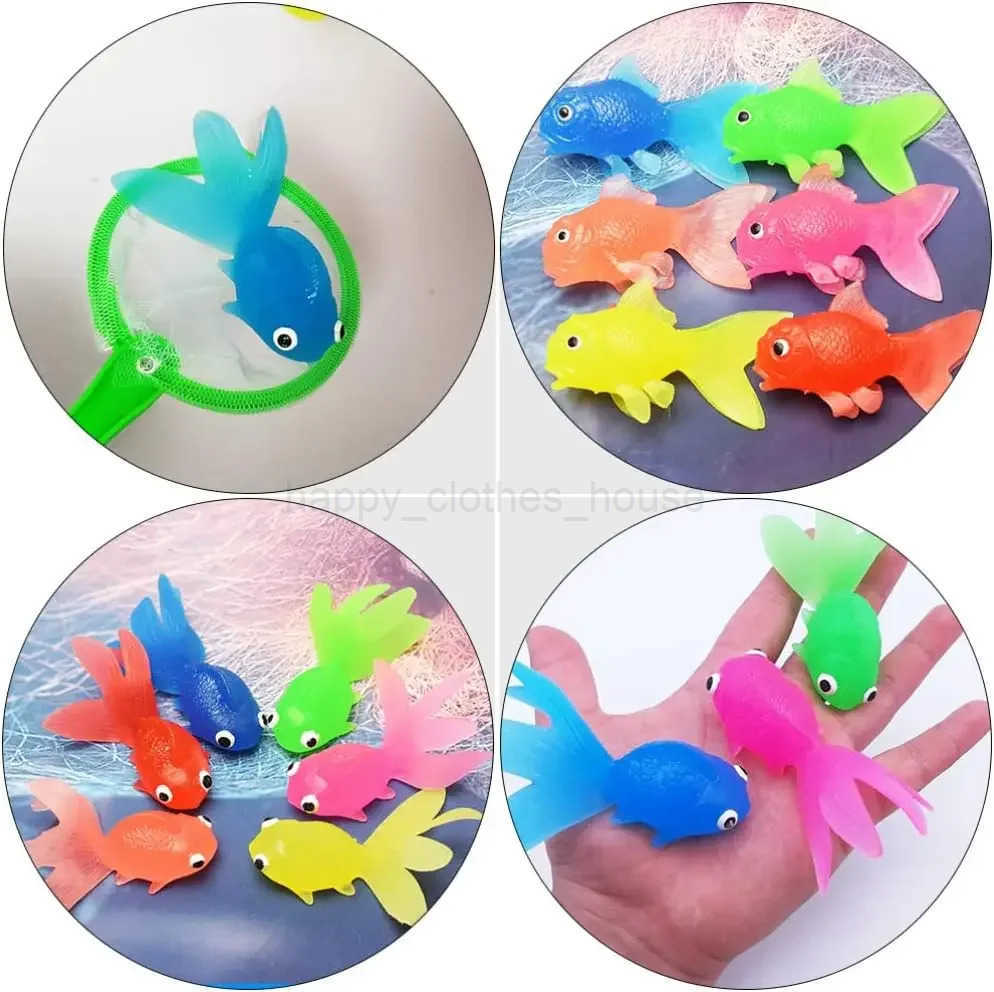 7pcs Baby Bath Toys Set with Fishing Net Water Toys Bathtub Baby Play Swimming Pool Games Gift for Kids Toddler Birthday ParXJ241207