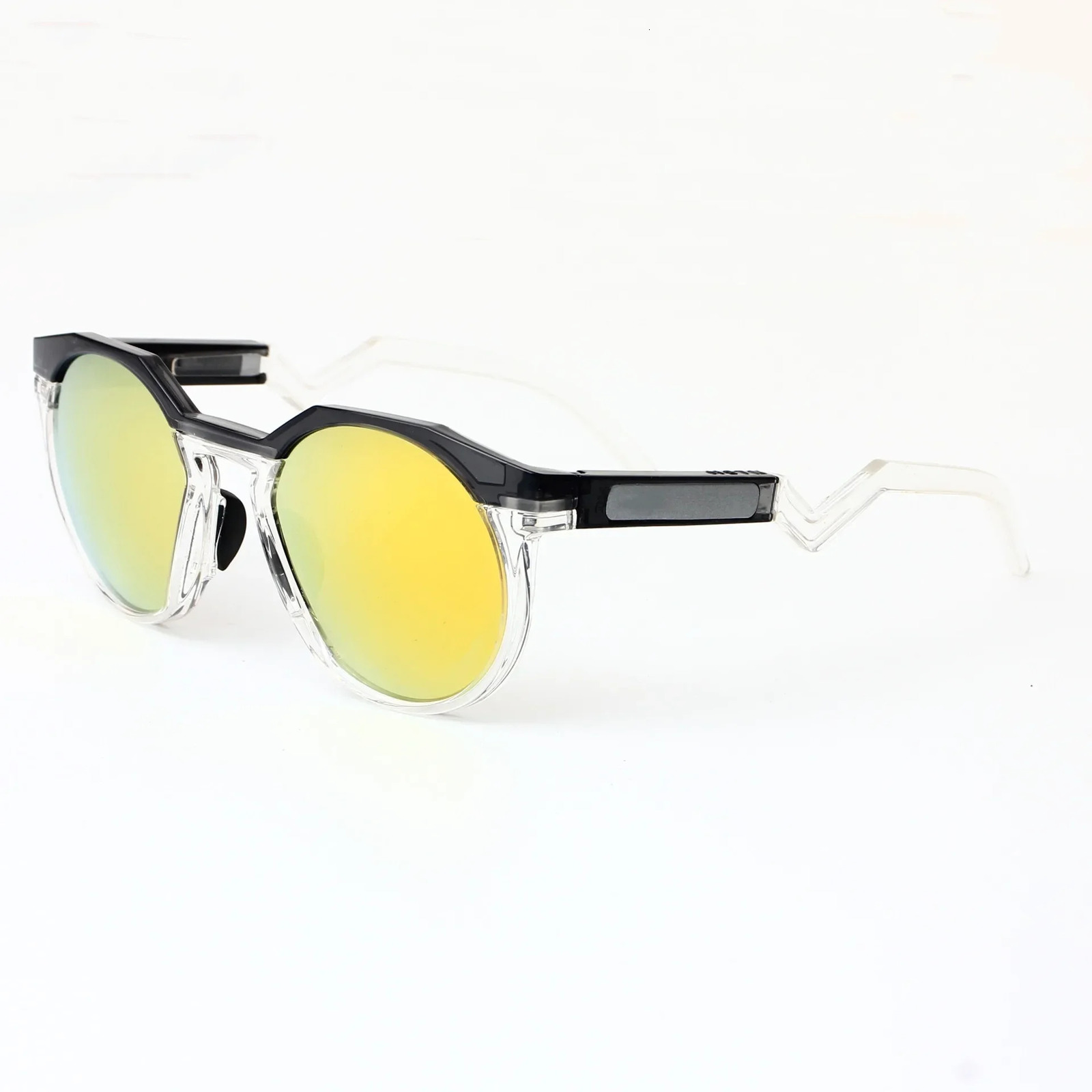 Oval Outdoor Sports Pilot Sunglasses Fashion Y2K Mens Driving Sports Sunglasses Beach Bike UV Protective Glasses 241206