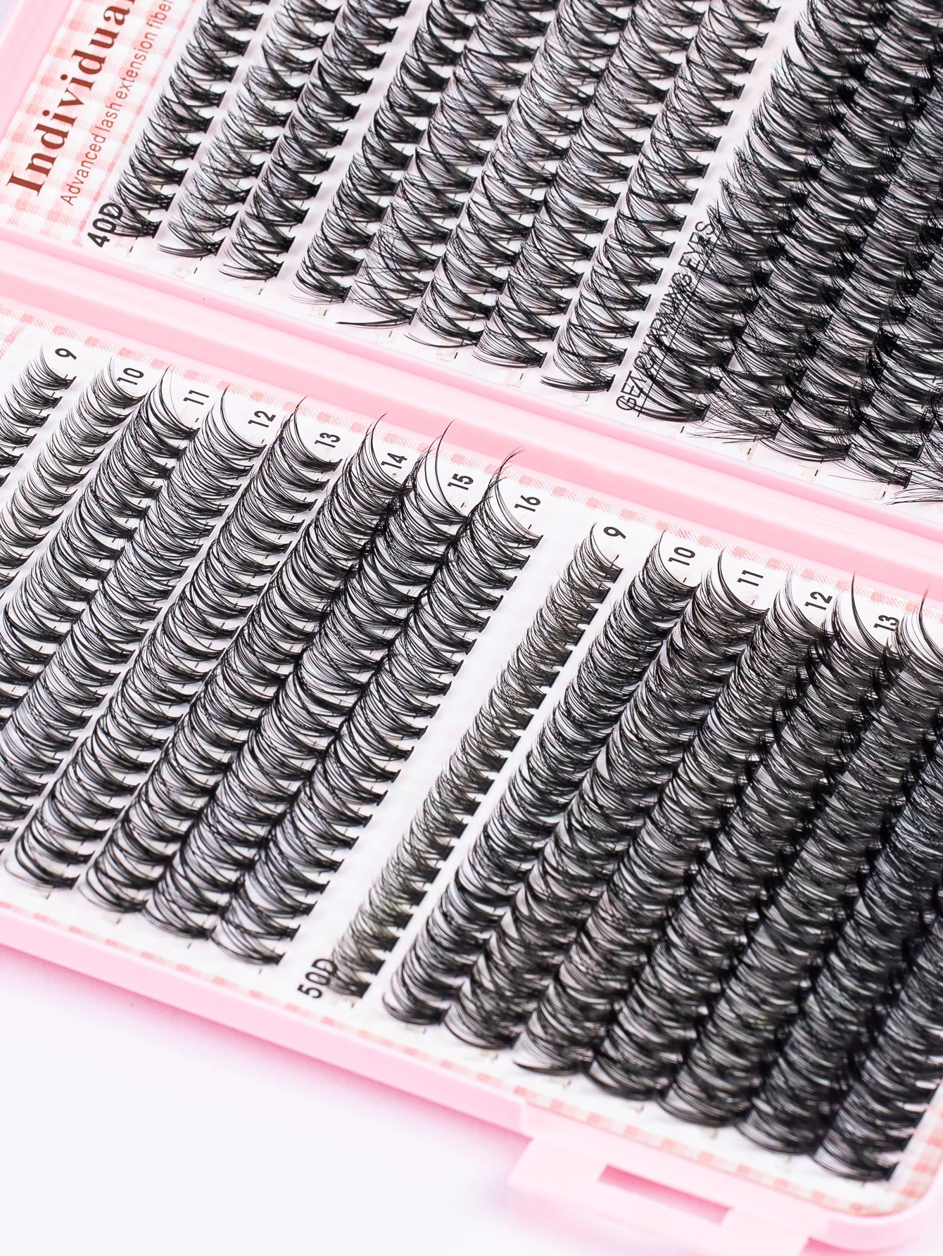 Lash Clusters Individual Cluster Lash Extensions DIY Multi-type Mixed Wispy Faux Mink Eyelash Fluffy and natural Eye Makeup Tool 241206