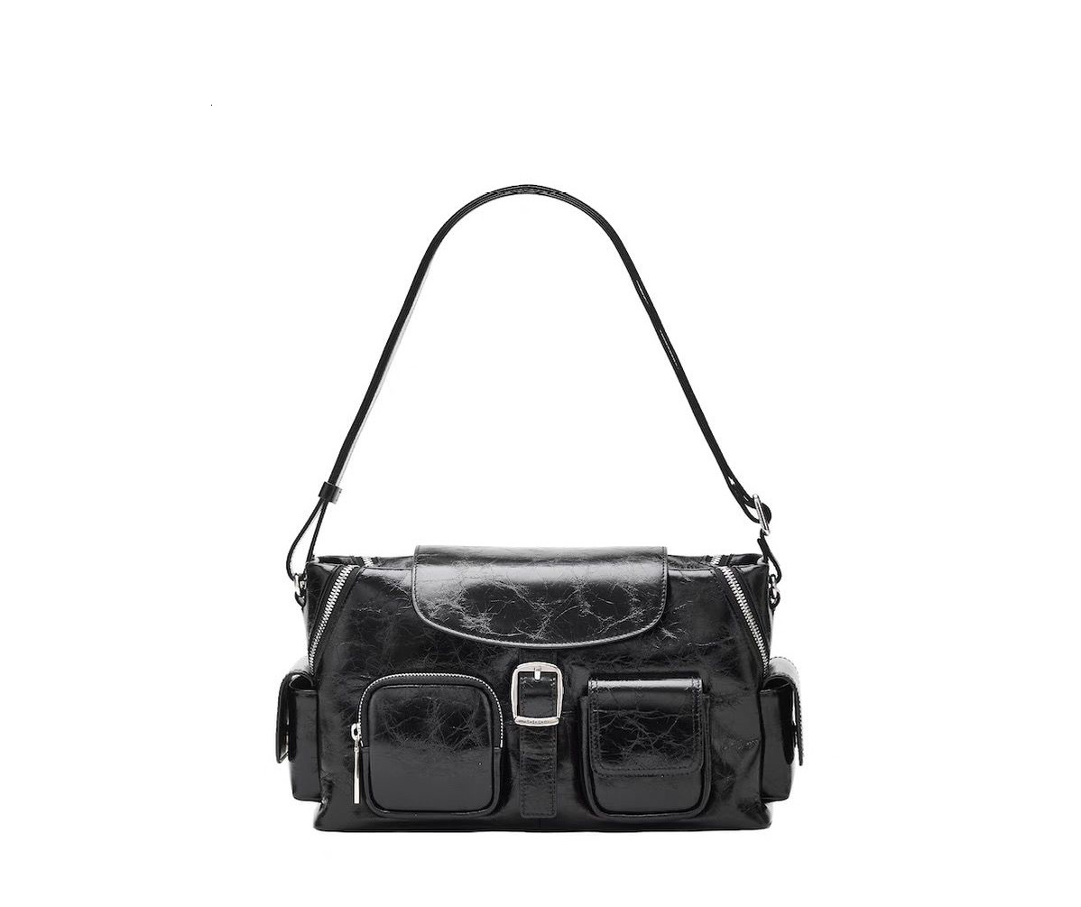 Niche Design Journalist Premium Feeling Postman Female 2024 New Commuter Underarm Bag, Single Shoulder Crossbody Bag