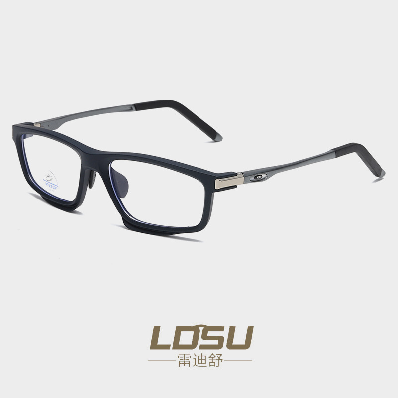 Modern TR Unisex Large Double Beam Spectacles Trendy Street Photographer's Eye Wear (Model 8120)