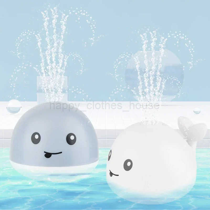 Baby Light Up Bath Toys Whale Automatic Sprinkler Bathtub Toys kids Infant Swim Pool Bathroom Toys Gifts With Music LED LightXJ266607