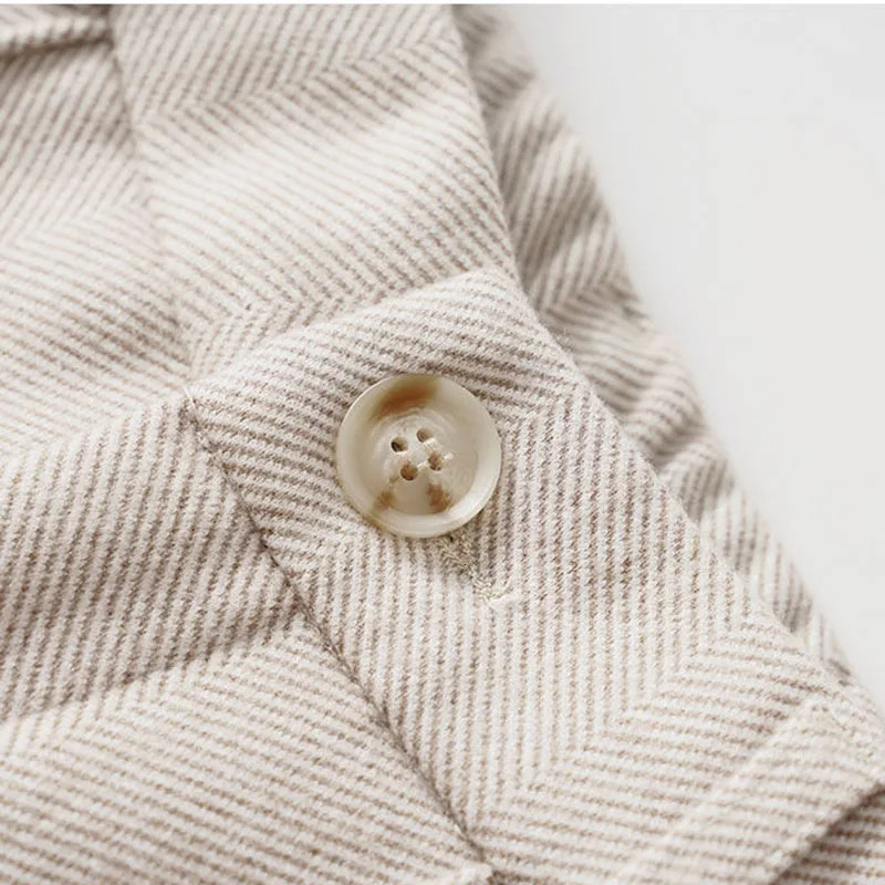 Casual wool thick harem pants for women high waisted velvet lined solid wool blend pants for winter warmth chiffon chic Calca 241202