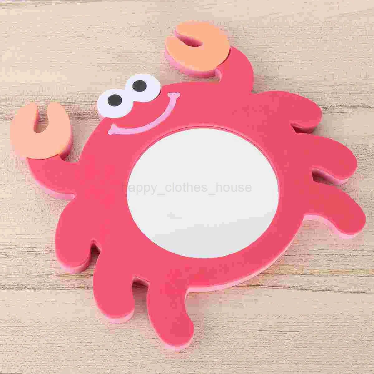 Kid Bath Toy EVA Mirror Bathing Plaything Creative Crab Or Frog Design Water Toy Educational Mirror Bath ToyXJ241207