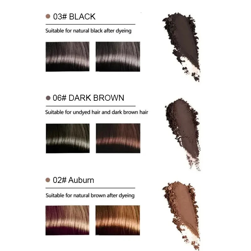 Hair Fluffy Powder Instantly Black Blonde Root Cover Hair Concealer Coverag Paint Repair Fill In Shadow Thinning Eyebrow Powder 241206