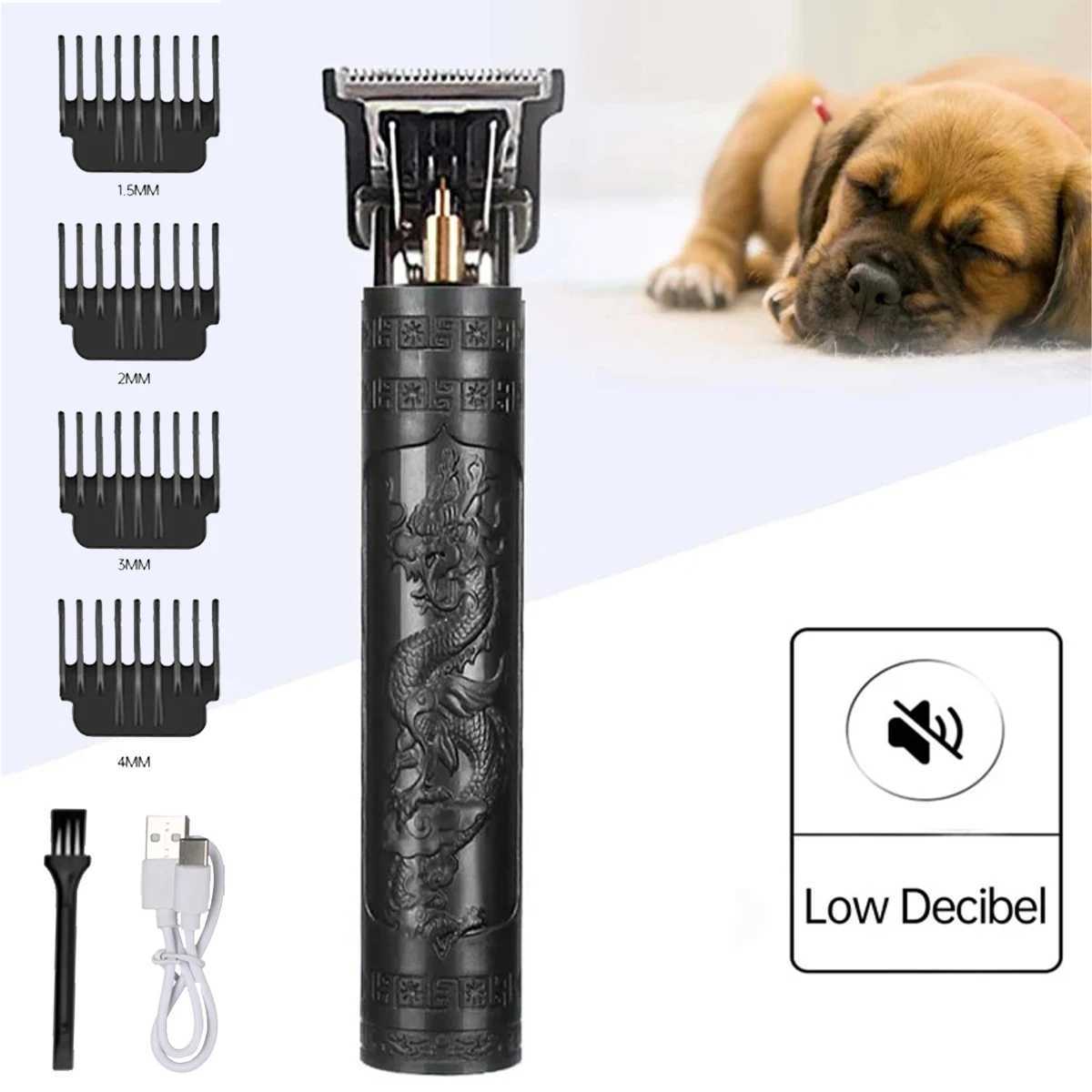 1PC Professional Hair Trimmer Wireless Electric Hair Clipper Beard Shaver Men Hair Cutting Machine BarberXJ241207