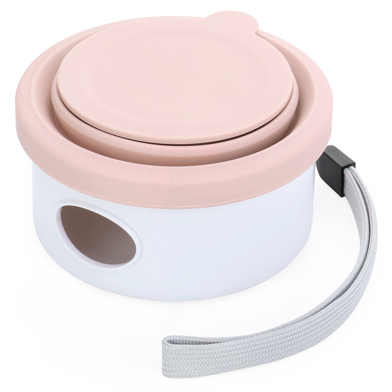 Pet BowlFolding Silicone BowlDog Drinking BowlOutdoor Pet Multifunctional Feeding SetPortable BoxPick Up Poop Bag