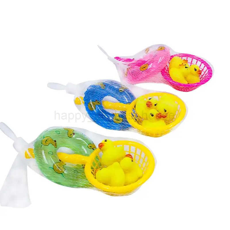 Bath Toy Bathroom Baby Toy Rubber Duck Animal Call Beach Swim Toy for Children Float Animal Yellow Duck Ducks Kaii Cute WaterXJ241207