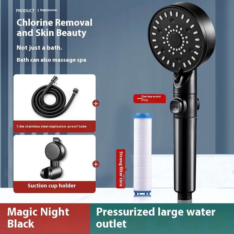 Pressurized nozzle household bathroom water heater pressurized shower Shower head bathing suit