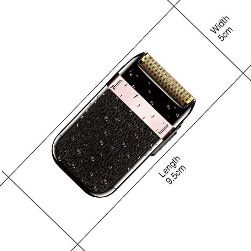 Kemei 2024 Rechargeable Shaver For Men Washable Electric Shaver Beard Shaving Machine Bald Head Electric Razor With Extra MeshXJ241207