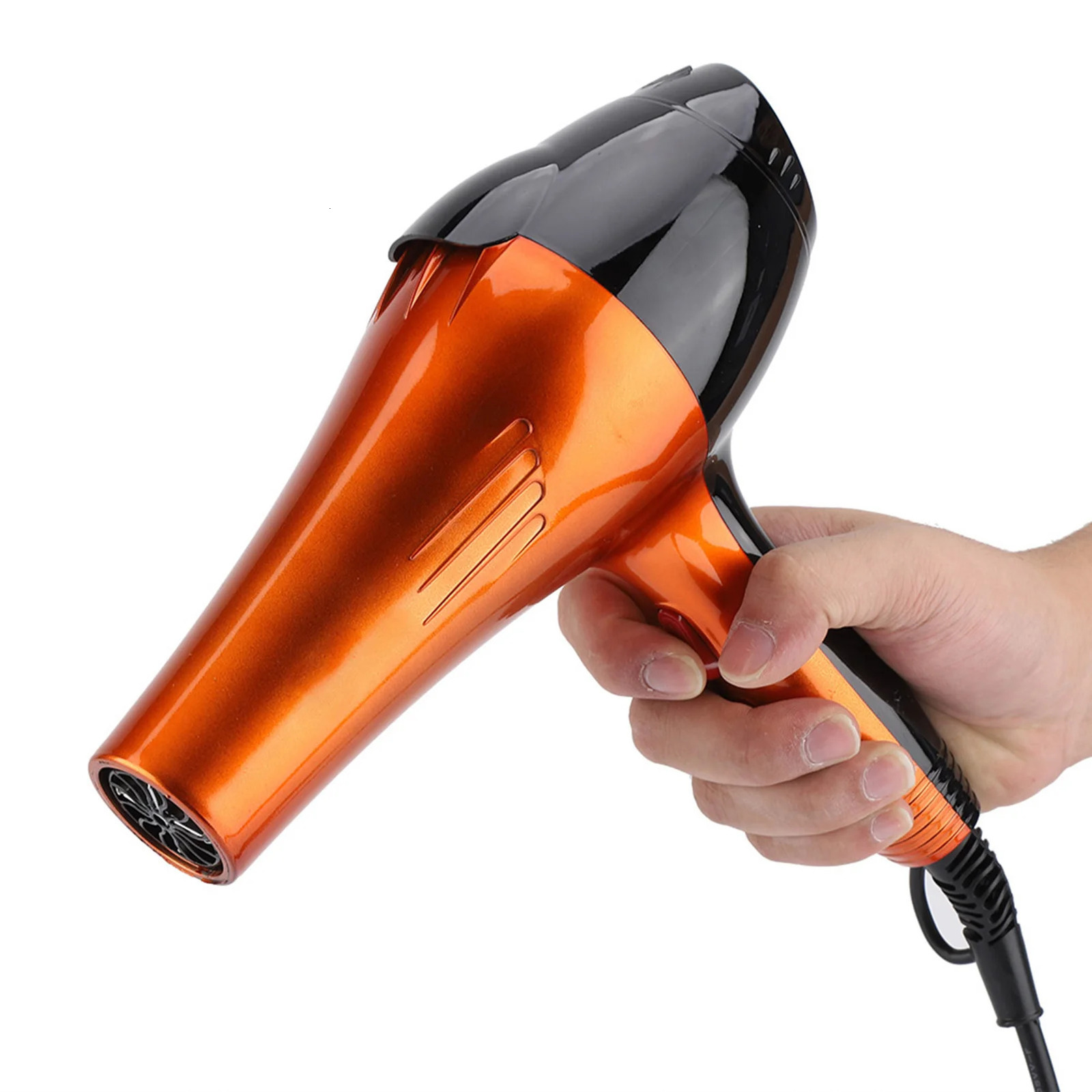 220V 3000W Hair Dryer Cold with 4 Settings - Professional Styling Tool for Barber Shops EU Plug 241206