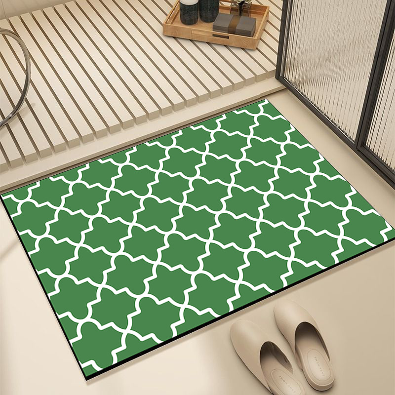 Bathroom Toilet Floor Mat Soft Diatom Mud Absorbent Mat Shower Room Door Non-slip Mat Toilet Restroom Carpet