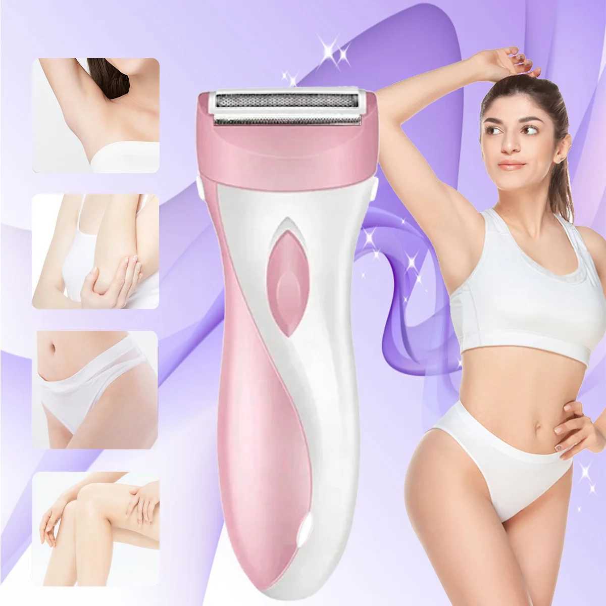 Electric Women Epilators Shavers Razors Trimmers for Women on Private Area and Leg Armpit Back Hair Girls Bikini EpilatorsXJ241207