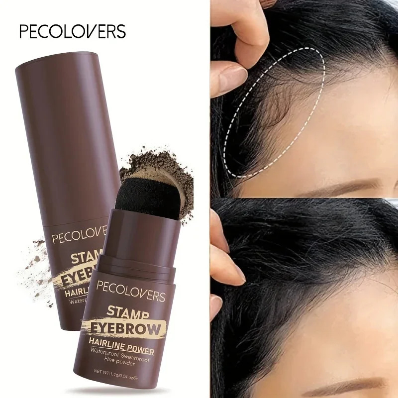 Hair Line Shadow Stick Hairline Filling Powder Waterproof Hair Edge Shadow Eyebrow Powder Hair Powder Styling Makeup Tools 241206