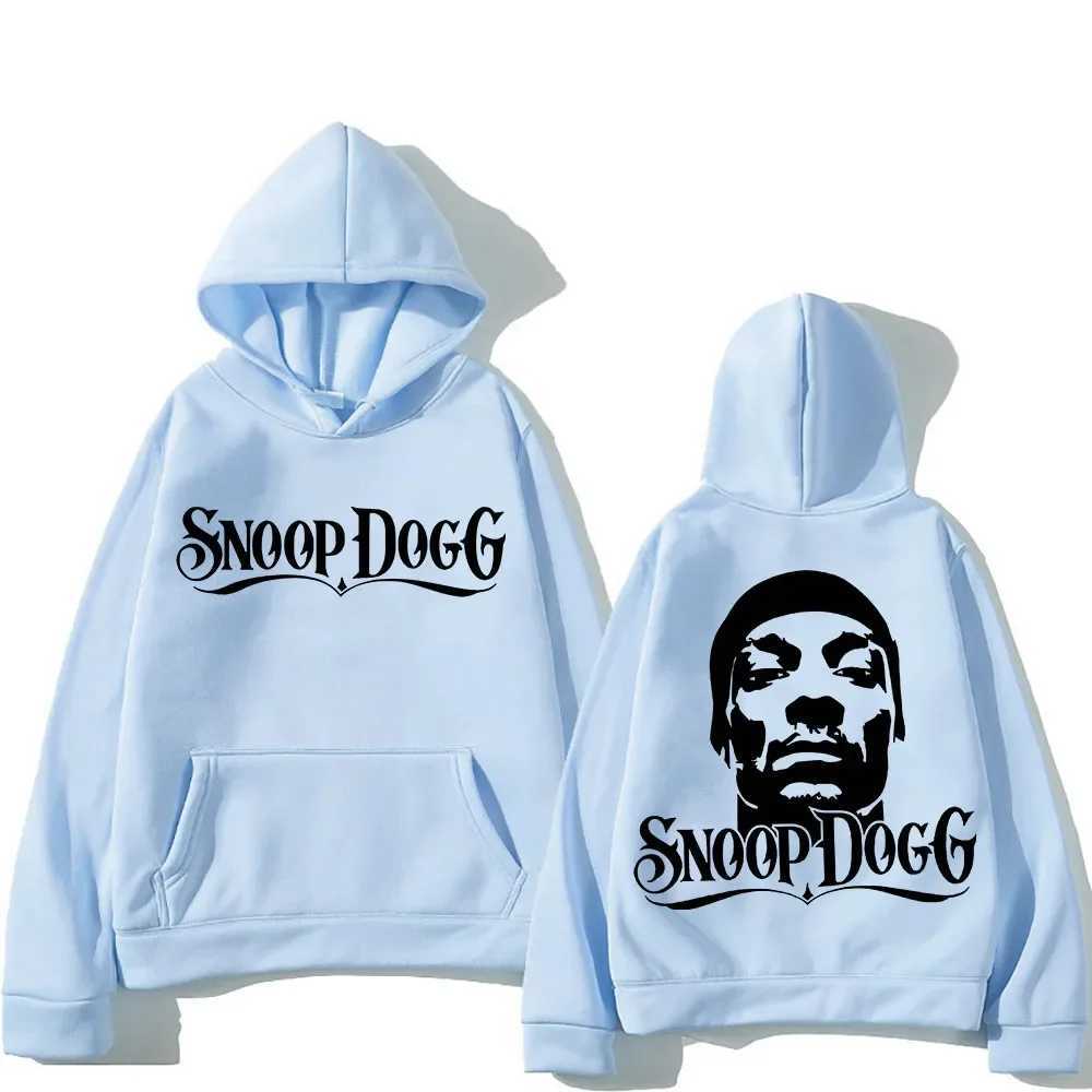 Snoop Dogg Hoodie Back Printed Hoodie Grunge Comfortable Sweatshirt Funko Pop Hip Hop Clothing Moletom Flce Gothic Zipper X241207