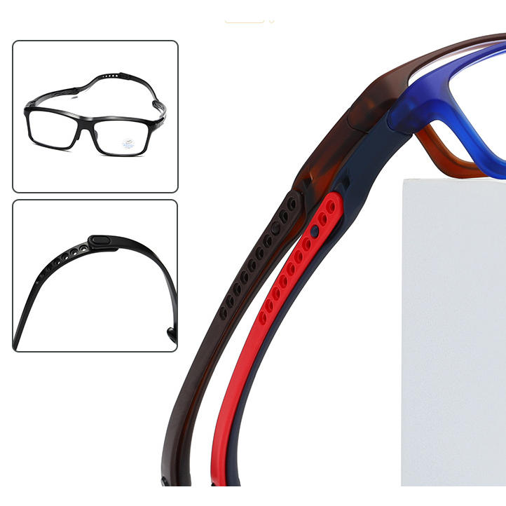Men's & Women's TR90 Lightweight Sports Glass Frames with Customizable Lengths