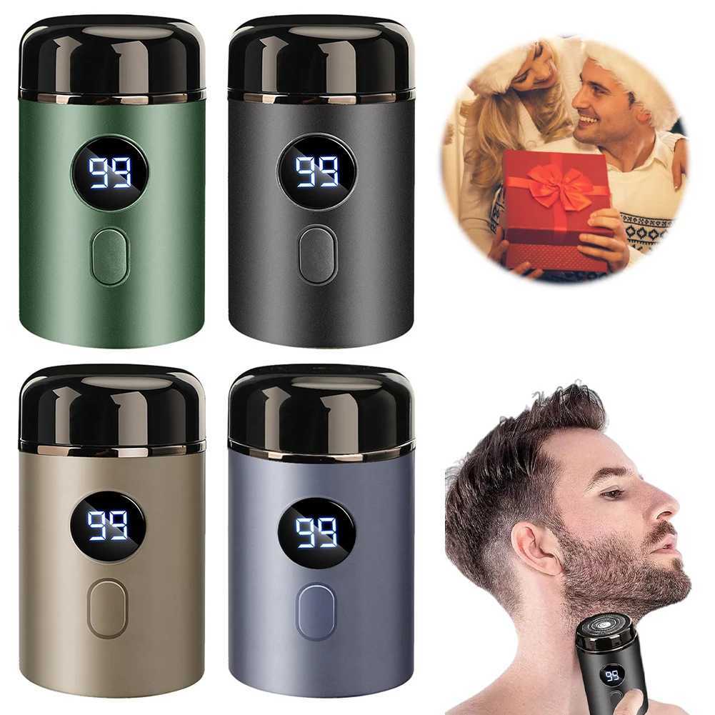Mini Electric Shaver Portable Powerful Storm Razor for Men Women Wet and Dry USB Rechargeable Power Display Body Hair TrimmerXJ241207