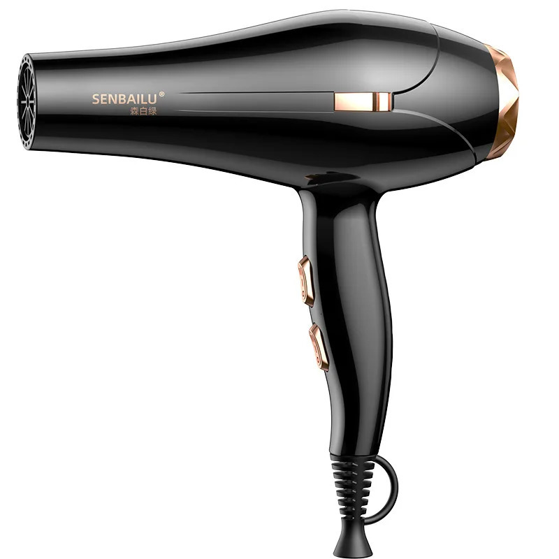 Quick Drying Hair Dryer USUKEU Plug Household Blue Light Cold and Air 110V220V Hammer Hair Dryer 241206