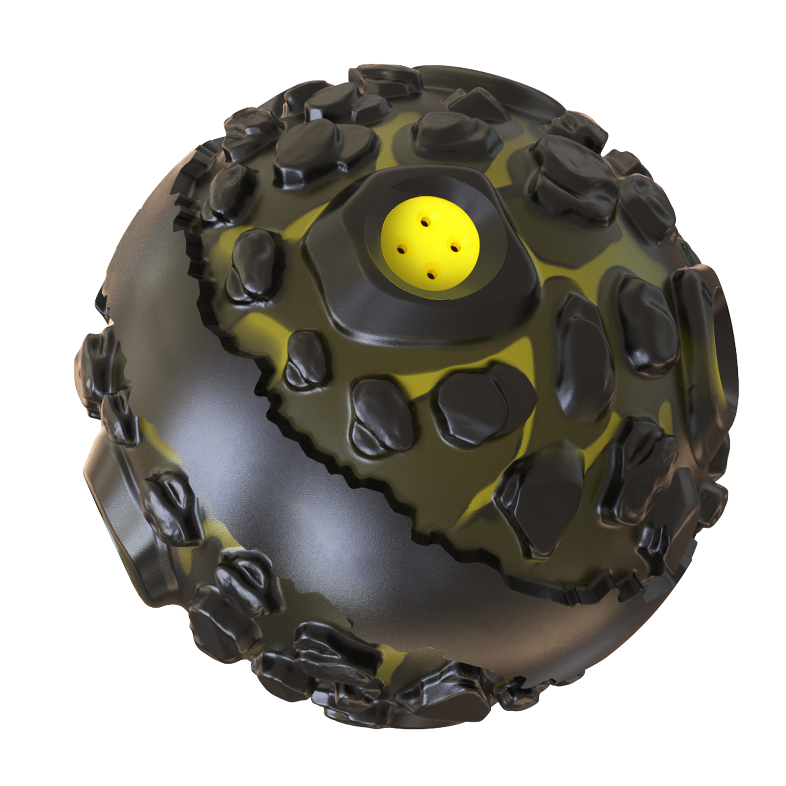 Stone-Based Meteorite Chewing Massage Ball for Oral Health
