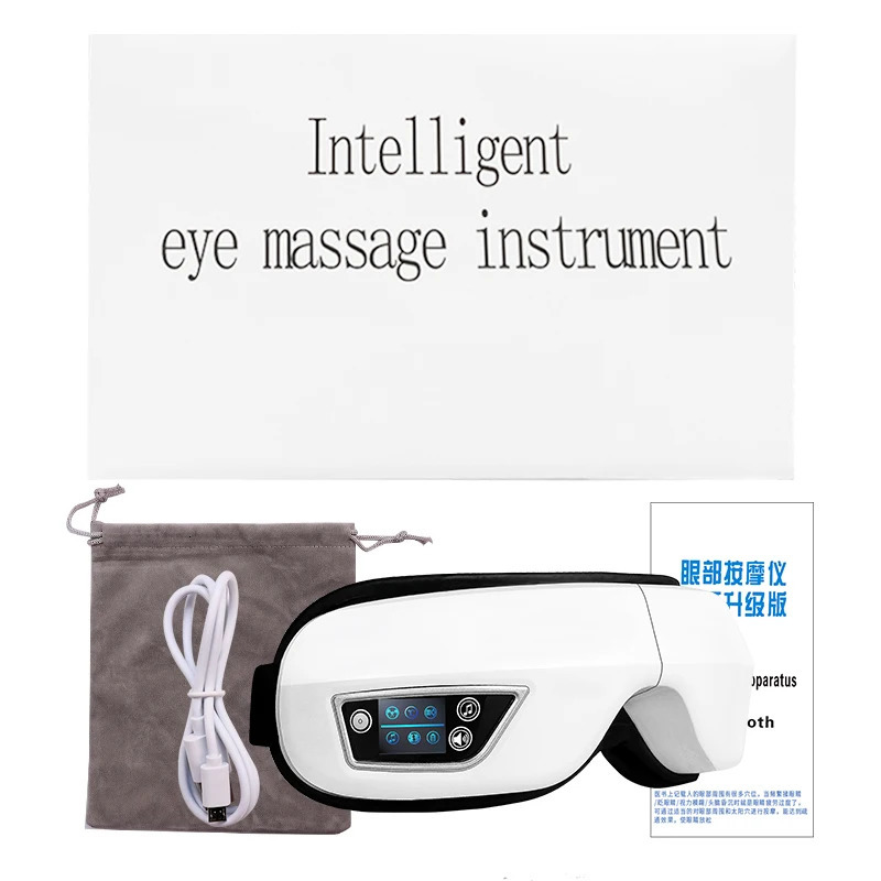 Eye Massager with Smart Airbag Compress Vibration Heating Eye Care Instrument Bluetooth Music Massage Relax Improve Eye Fatigue 241206