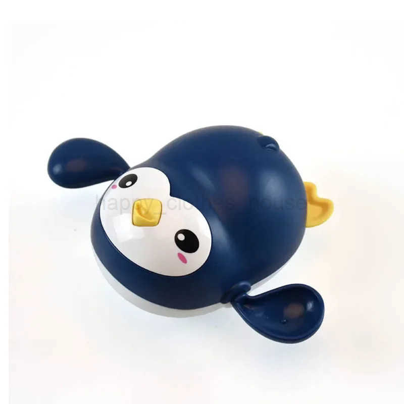 Baby shower toy animal cute penguin classic baby water toy baby swimming chain clockwork toy for kidsXJ241207