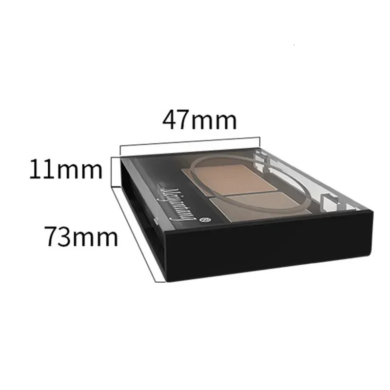 Professional Eyeshadow Cake Makeup 2 Color Waterproof Eyebrow Powder Eye Shadow Eye Brow Palette Brush Eyebrow Enhancer 241206