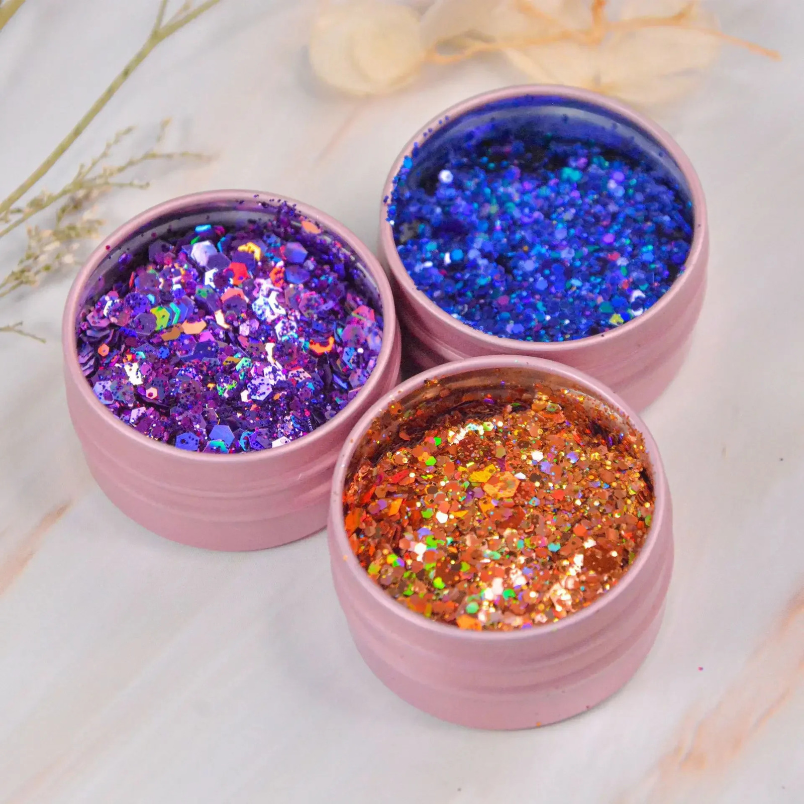 Iridescent Nail Art Sequins Silver Nail Glitter DIY Chrome Powder Sparkly Hexagon Chunky Flakes Manicures Decorations 241206