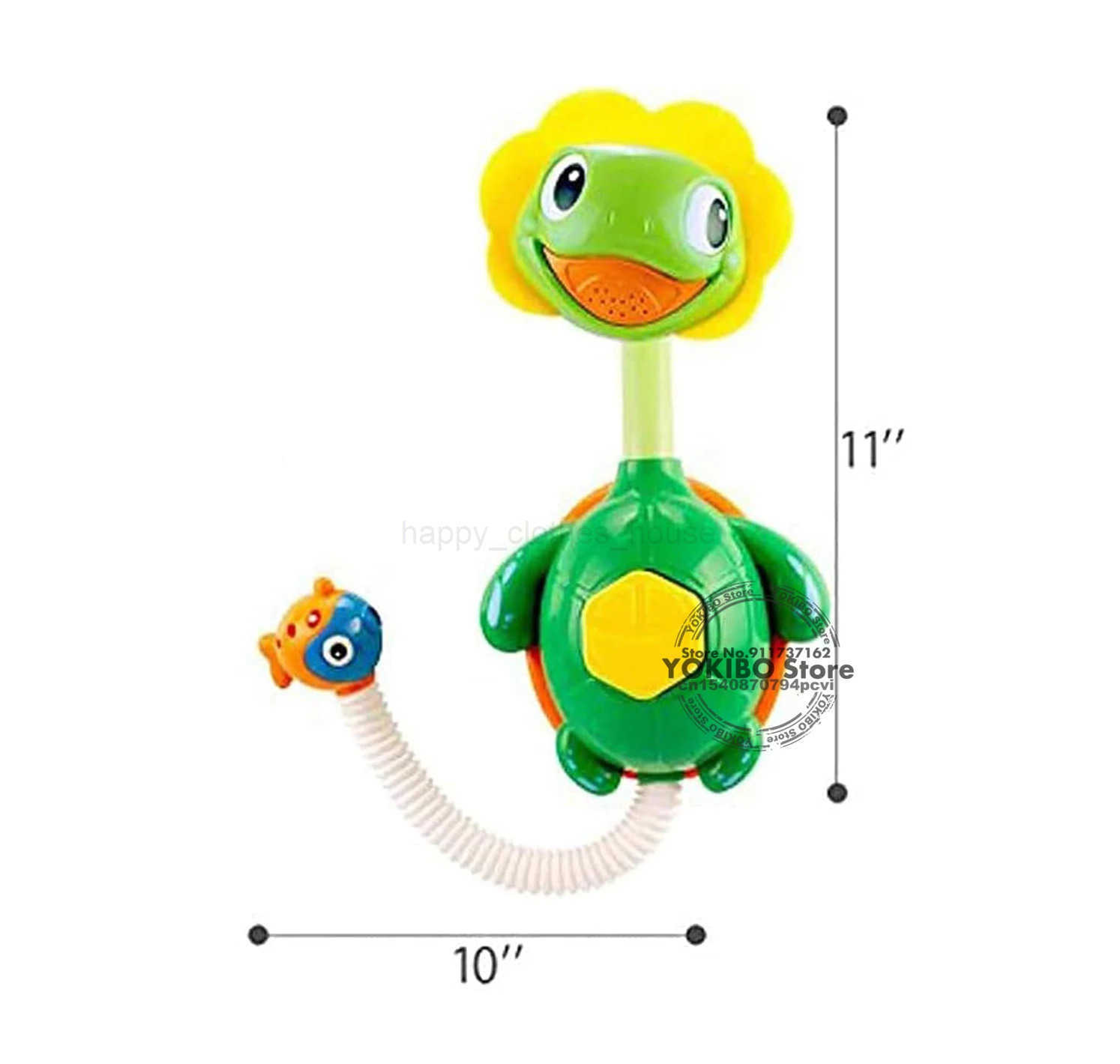 Turtle Baby Bath Toys Spray Bathing Tub Fountain Toys for Kid Hand Shower Floating Bathtub Shower Pool Bathroom Toy for BabyXJ241207