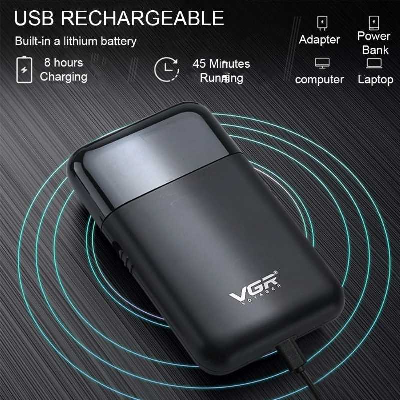 Electric for Razor for Men Washable USB Rechargeable Cordless Foil Shaver with Pop-Up Beard Trimmer Multifunction Portable ToolXJ241207