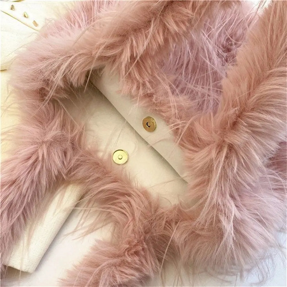 Fashion long tassel shoulder bag plush fur communication bag artificial fur large capacity womens underwear bag 241205