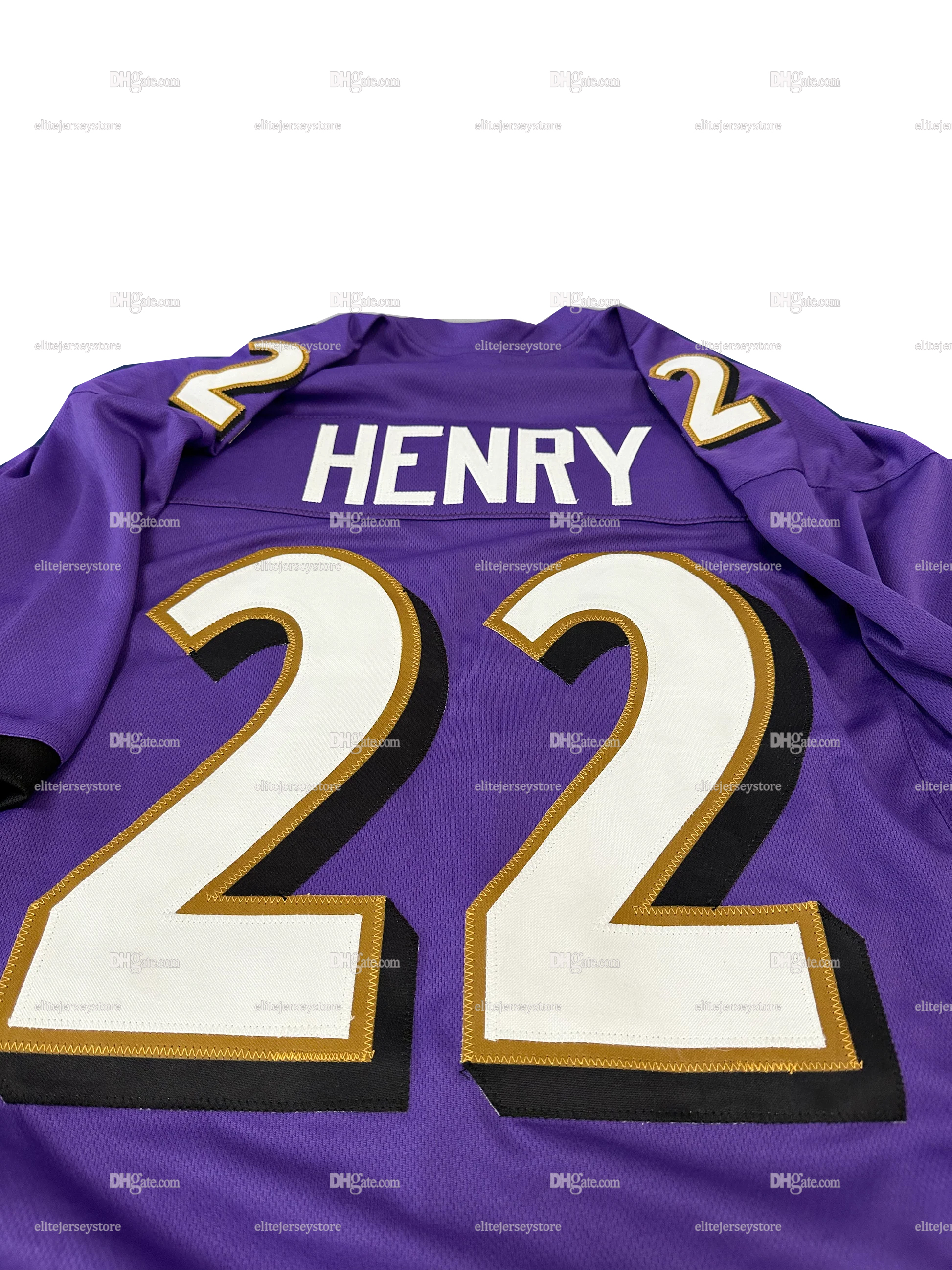 Personalized Custom 2025 Football Jersey Lamar Jackson Derrick Henry Zay Flowers Justin Tucker Mark Andrews Isaiah Likely Marlon Humphrey