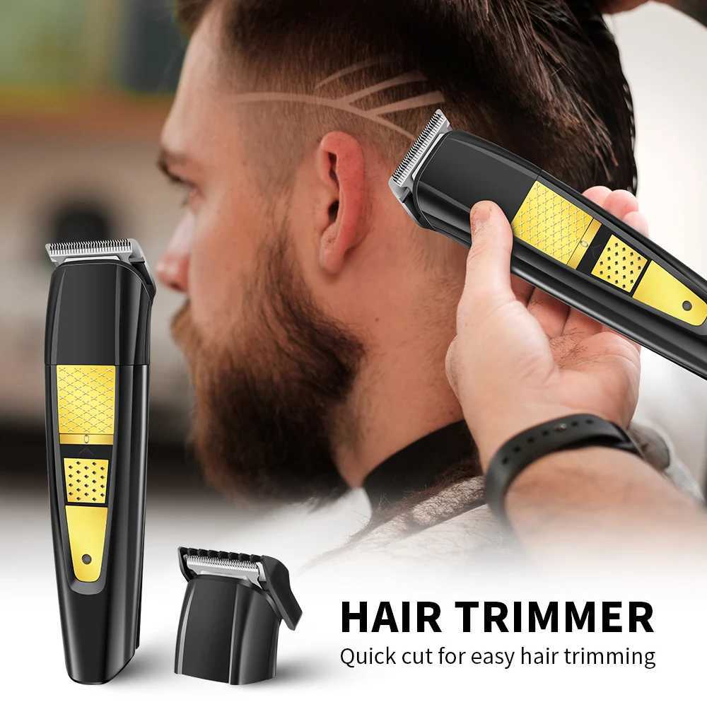 hiena Professional Rechargeable Hair Clipper 0mm Bareheaded Hair Removal Razor High Quality Electric Shaver for Men CordlessXJ241207