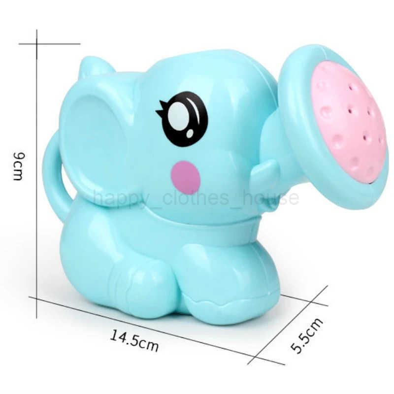 Cute Elephant Baby Watering Pot Bath Toy Plastic Bathroom Shower Tool Baby Bath Toy for Children Summer Bath SprinklerXJ241207