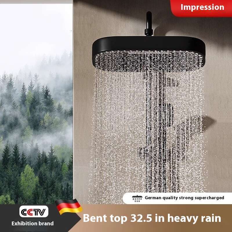 Supercharged ceig sprinkler head with thickened dome and large water outlet, household bathroom faucet, showerhead, shower set