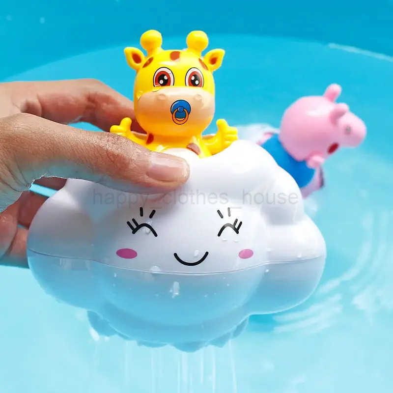 Baby Bath Toy Bathing Cute Swimming Water Spraying Clouds Shower Bath Summer Sprink Toy Kids Water Playing Bathroom Shower ToolXJ241207