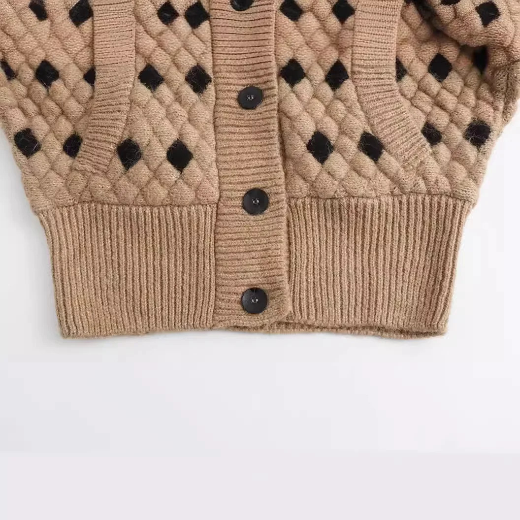 ZR European and American style womens clothing French casual fashion knitted cotton coat denim jacket 241206