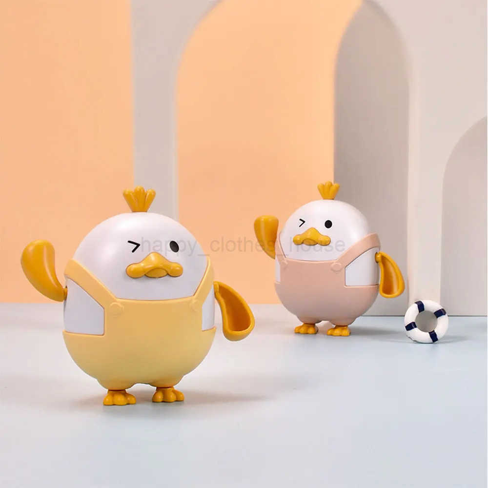 Cute Fun Toys Summer ChildrenS Bath Pull String Duckling Water Play Baby Bath Swimming Cute Toys For Boys And Girls UniversalXJ241207