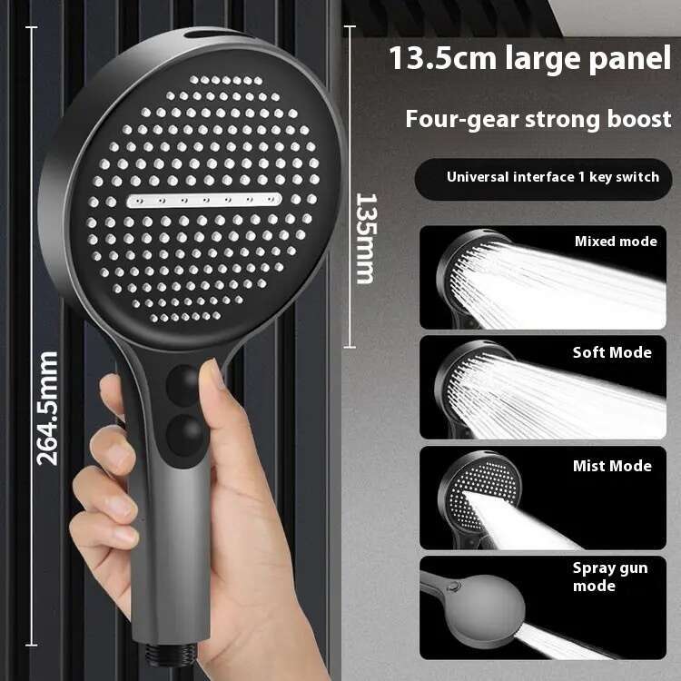 Boosting powerful household head, showerhead, shower head set