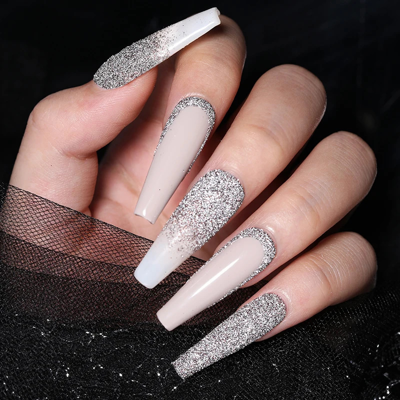 Reflective Glitter Nail Crystal Diamonds Powder Sparkling Auroras Sequins Shiny Pigment iridescent Glass Micro Drill Nai 241206
