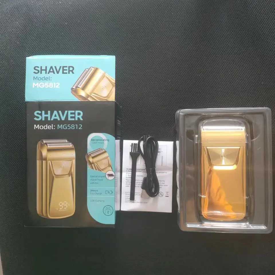 Electric Foil Shaver for MenWet Dry Mens Barber Shaver Trimmer 2 in 1Professional USB Cordless Rechargeable Razor for MenBaXJ241207