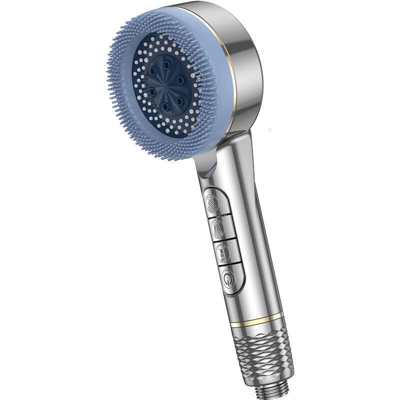 Powerful pressurized massage showerhead home use, head for showering, ultra high pressure, four levels handheld rain shower