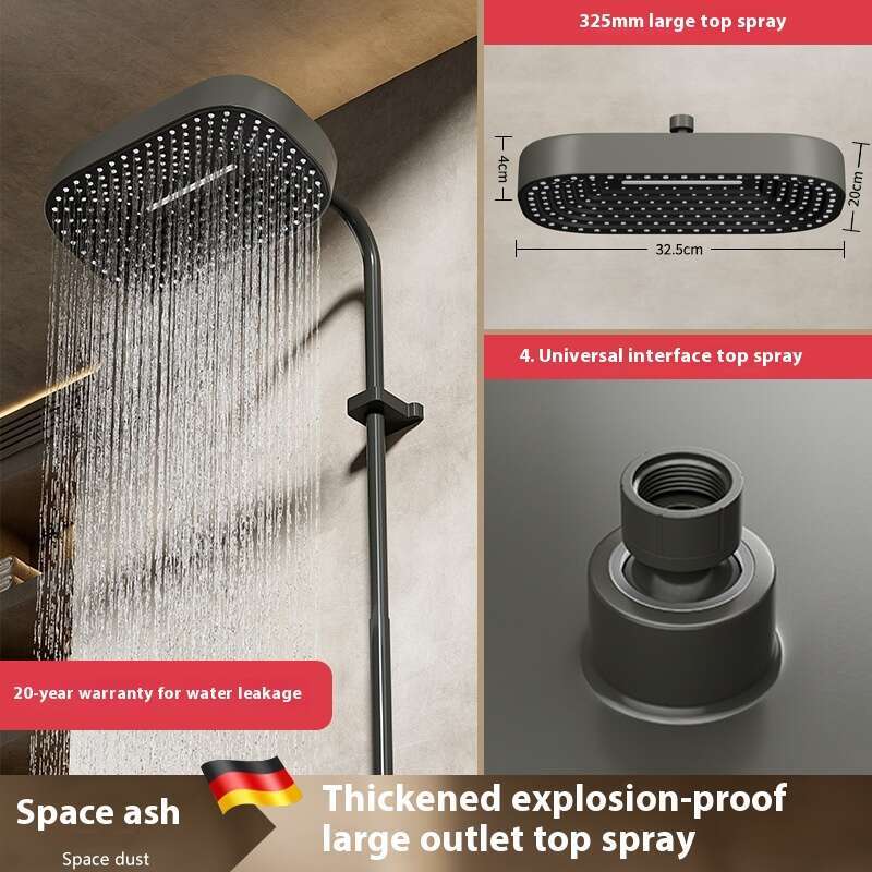 Supercharged ceig sprinkler head with thickened dome and large water outlet, household bathroom faucet, showerhead, showerset