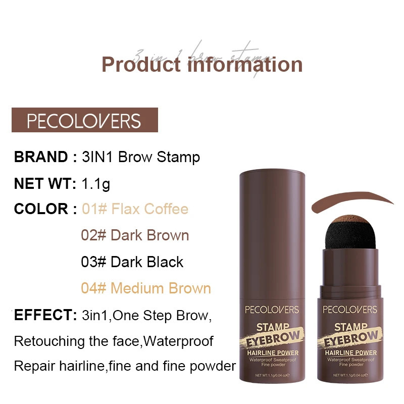 Complete Professional Eyebrow Powder Stamp Shaping Kit Makeup Brushes Eyebrow Paint Eyebrow Pencil Eye Brows Stencil 241206