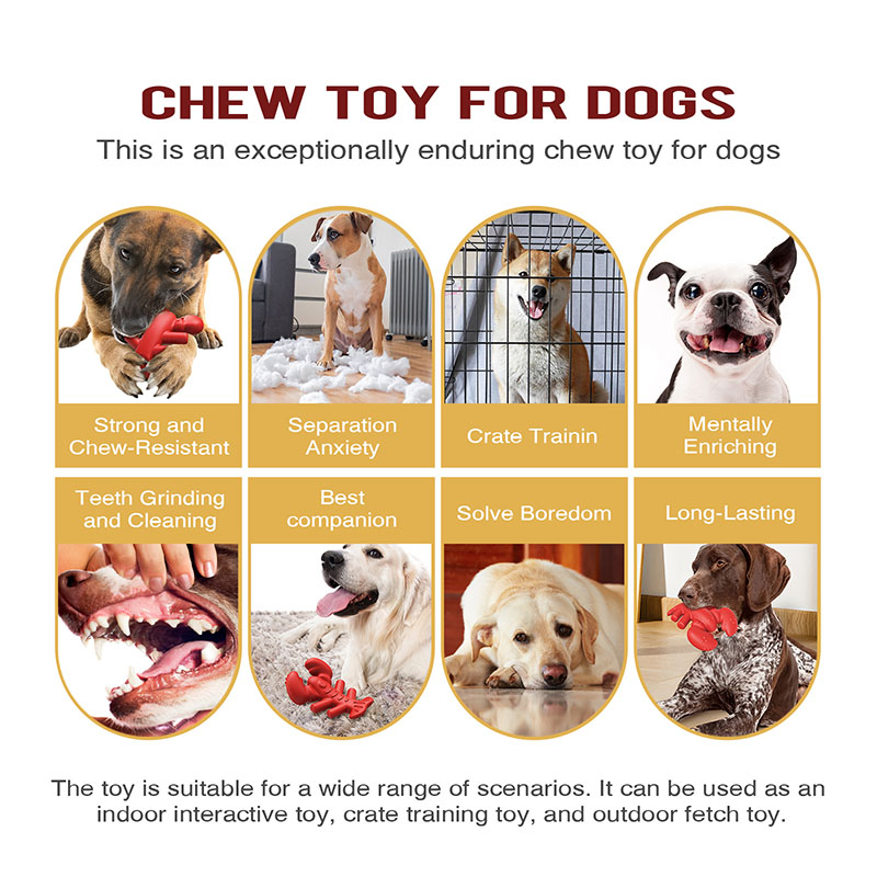 Boston lobster dog teething toys chewing chewing dog supplies training large dogs dog toys