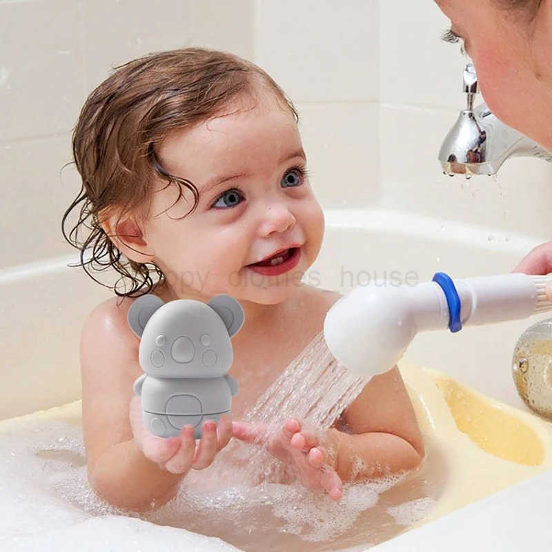 Baby Bath Toys Animal Cute Toddler Water Toys Swim Bathroom Baby Silicone Sprinkler Bathtub Animal Toy Infant Kids BoysXJ241207